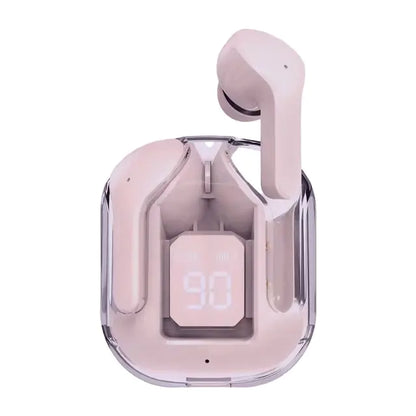 Wireless Transparent Earphones Digital Display